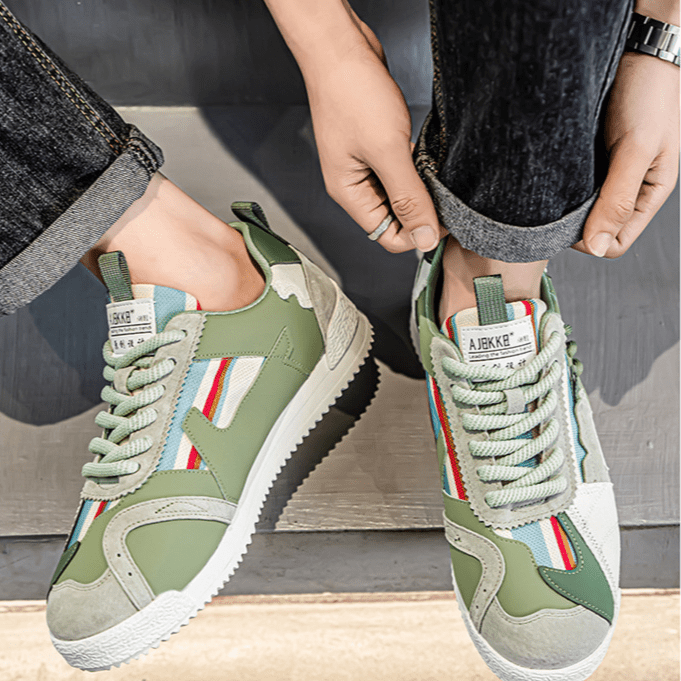 Beperkte Editie Retro Sneakers – Kleurrijk & Trendy Schoeisel