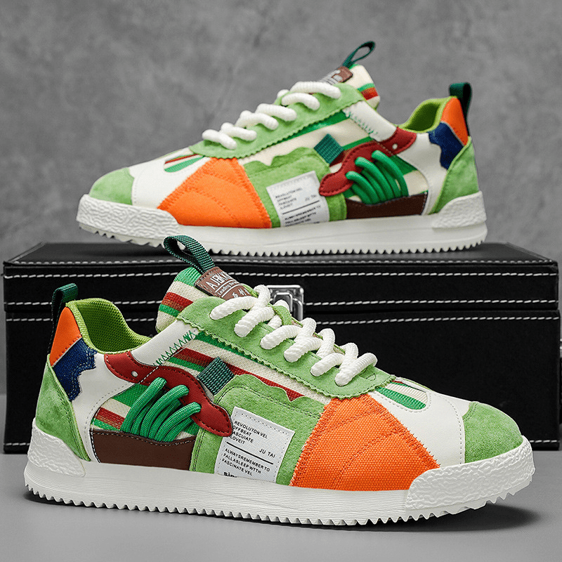 Beperkte Editie Retro Sneakers – Kleurrijk & Trendy Schoeisel