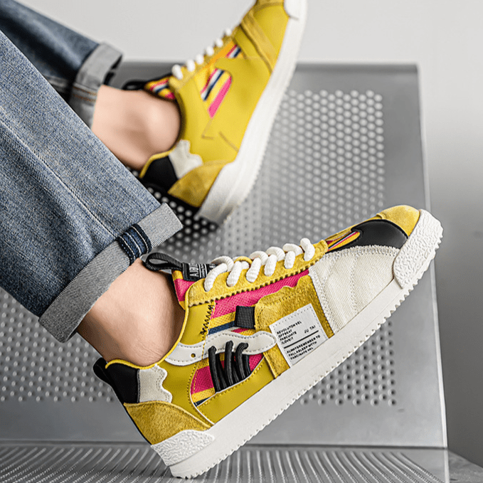 Beperkte Editie Retro Sneakers – Kleurrijk & Trendy Schoeisel