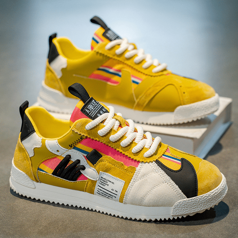 Beperkte Editie Retro Sneakers – Kleurrijk & Trendy Schoeisel