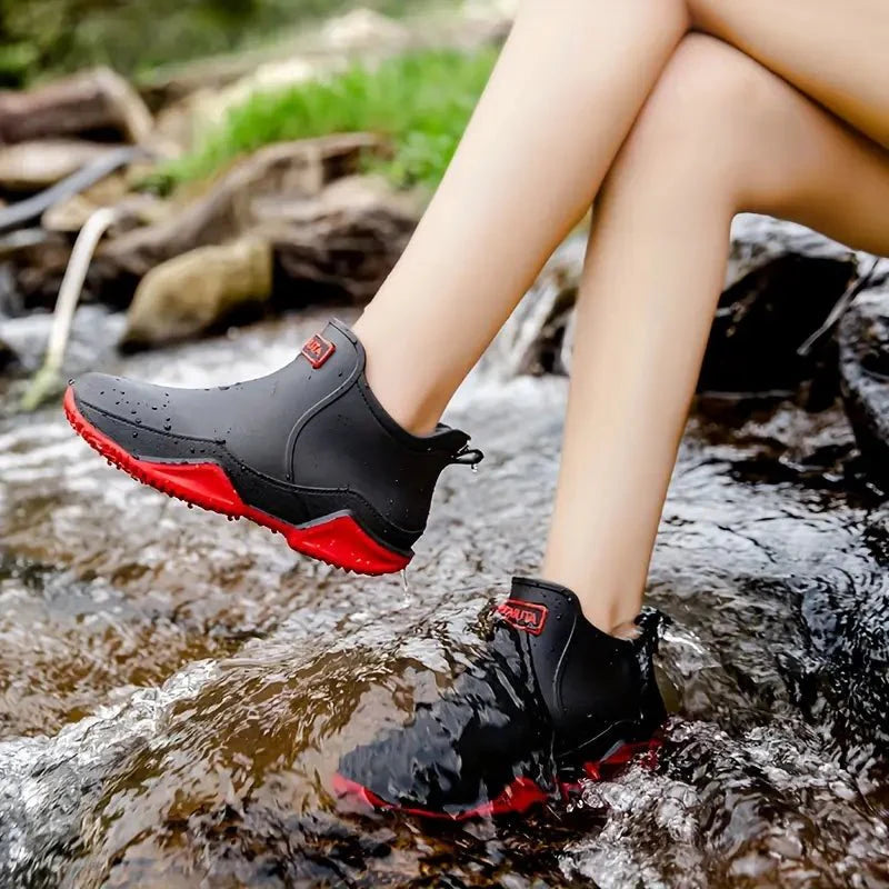Robuuste Outdoor Waterdichte Gummilaarzen – Comfort & Duurzaamheid voor Elk Avontuur